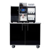 Melitta XT4 Bean To Cup Coffee Machine with milk cooler and cup warmer on Gastro unit
